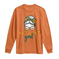 Miami Girl Messy Bun Bandana Long Sleeve Shirt South Florida Pride Palm Trees