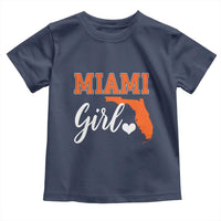 Miami Girl Pride Toddler T Shirt Florida State Map Local Love