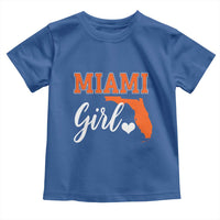 Miami Girl Pride Toddler T Shirt Florida State Map Local Love