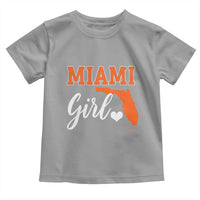 Miami Girl Pride Toddler T Shirt Florida State Map Local Love