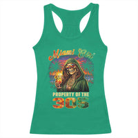 Miami Girl Skeleton Property of the 305 Racerback Tank Top Tropical City Florida Pride Street Style