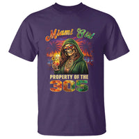 Miami Girl Skeleton Property of the 305 T Shirt Tropical City Florida Pride Street Style