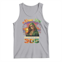 Miami Girl Skeleton Property of the 305 Tank Top Tropical City Florida Pride Street Style