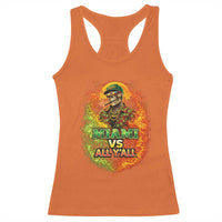 Miami vs All You All 305 Skeleton Flame Graphic Racerback Tank Top Tropical City Pride Florida Love