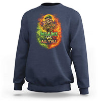 Miami vs All You All 305 Skeleton Flame Graphic Sweatshirt Tropical City Pride Florida Love