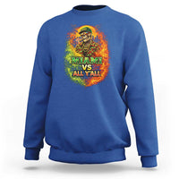 Miami vs All You All 305 Skeleton Flame Graphic Sweatshirt Tropical City Pride Florida Love