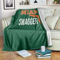 Miami Swagger Pride Throw Blanket Florida State Map Local Love