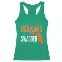 Miami Swagger Pride Racerback Tank Top Florida State Map Local Love
