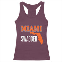 Miami Swagger Pride Racerback Tank Top Florida State Map Local Love