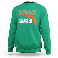Miami Swagger Pride Sweatshirt Florida State Map Local Love