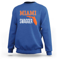 Miami Swagger Pride Sweatshirt Florida State Map Local Love