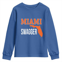 Miami Swagger Pride Youth Sweatshirt Florida State Map Local Love