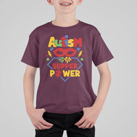 Autism Is My Superpower Autism Awareness Autism Acceptance Kid T-Shirt - Wonder Print Shop