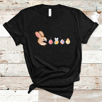 Easter Bunny Eating Eggs Happy Easter Egg Hunting Gaming T-Shirt - Wonder Print Shop