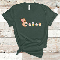 Easter Bunny Eating Eggs Happy Easter Egg Hunting Gaming T-Shirt - Wonder Print Shop