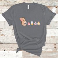 Easter Bunny Eating Eggs Happy Easter Egg Hunting Gaming T-Shirt - Wonder Print Shop
