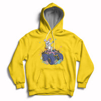 Dabbing Bunny Happy Easter Monster Truck Lovers Hoodie - Wonder Print Shop