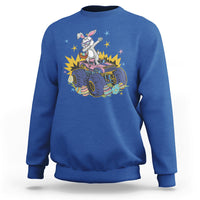 Dabbing Bunny Happy Easter Monster Truck Lovers Sweatshirt - Wonder Print Shop