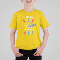 I Am His Voice He Is My Heart Autism Awareness Autism Mom Kid T-Shirt - Wonder Print Shop