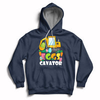 Construction Excavator Easter Day Egg Hunt for Boys Toddlers Hoodie - Wonder Print Shop