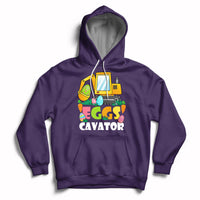 Construction Excavator Easter Day Egg Hunt for Boys Toddlers Hoodie - Wonder Print Shop