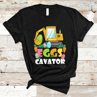 Construction Excavator Easter Day Egg Hunt for Boys Toddlers T-Shirt - Wonder Print Shop