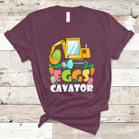 Construction Excavator Easter Day Egg Hunt for Boys Toddlers T-Shirt - Wonder Print Shop
