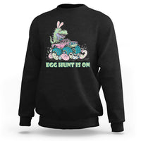 Egg Hunt Is On Funny Easter Dinosaur Bunny Boys Kid Toddler Sweatshirt - Wonder Print Shop