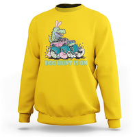 Egg Hunt Is On Funny Easter Dinosaur Bunny Boys Kid Toddler Sweatshirt - Wonder Print Shop