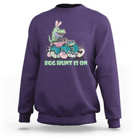 Egg Hunt Is On Funny Easter Dinosaur Bunny Boys Kid Toddler Sweatshirt - Wonder Print Shop