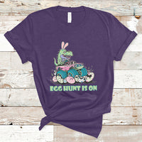 Egg Hunt Is On Funny Easter Dinosaur Bunny Boys Kid Toddler T-Shirt - Wonder Print Shop
