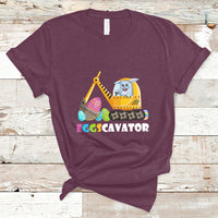 Easter Bunny Eggscavator Excavator Construction Egg Hunt T-Shirt - Wonder Print Shop