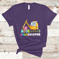 Easter Bunny Eggscavator Excavator Construction Egg Hunt T-Shirt - Wonder Print Shop