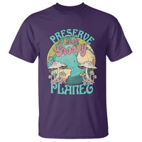 Earth Day T Shirt Preserve This Groovy Planet - Wonder Print Shop