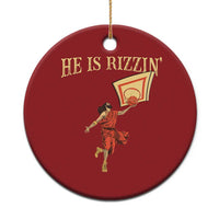 Jesus Basketball Christmas Ornament He Is Rizzin' - Wonder Print Shop