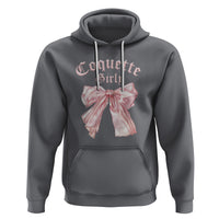 Coquette Girly Hoodie Pink Bow - Wonder Print Shop