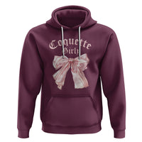 Coquette Girly Hoodie Pink Bow - Wonder Print Shop
