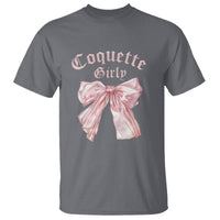 Coquette Girly T Shirt Pink Bow - Wonder Print Shop