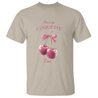 In My Coquette Era T Shirt Pink Bow Cherry - Wonder Print Shop