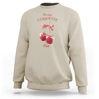 In My Coquette Era Sweatshirt Red Bow Cherry - Wonder Print Shop