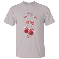 In My Coquette Era T Shirt Red Bow Cherry - Wonder Print Shop