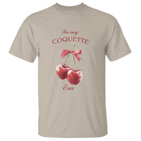 In My Coquette Era T Shirt Red Bow Cherry - Wonder Print Shop