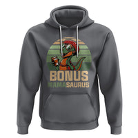 Funny Dinosaur Stepmom Hoodie Bonus Mamasaurus Mom Mother's Day - Wonder Print Shop