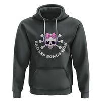 Funny Stepmom Hoodie Badass Bonus Mom - Wonder Print Shop