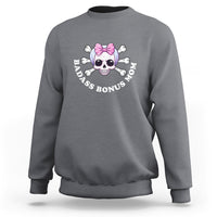 Funny Stepmom Sweatshirt Badass Bonus Mom - Wonder Print Shop