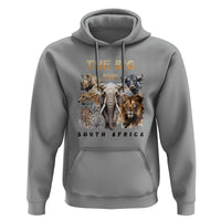 The Big Five South Africa Hoodie Elephant Lion Rhino Buffalo Leopard Animals Safari Wildlife
