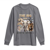 The Big Five South Africa Long Sleeve Shirt Elephant Lion Rhino Buffalo Leopard Animals Safari Wildlife