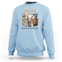 The Big Five South Africa Sweatshirt Elephant Lion Rhino Buffalo Leopard Animals Safari Wildlife