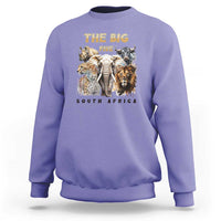 The Big Five South Africa Sweatshirt Elephant Lion Rhino Buffalo Leopard Animals Safari Wildlife