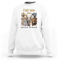 The Big Five South Africa Sweatshirt Elephant Lion Rhino Buffalo Leopard Animals Safari Wildlife